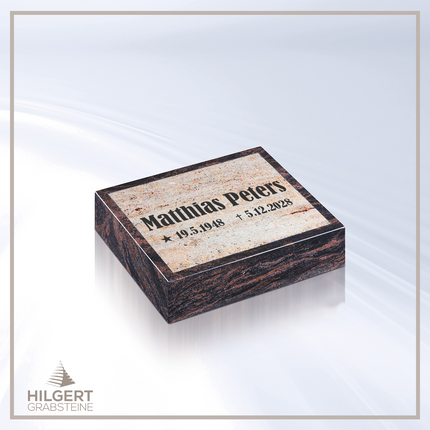 LI-HA-LP07 | Hilgert Grabsteine | Liegestein aus Granit