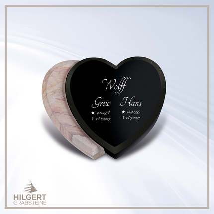 LI-HA-LP22 | Hilgert Grabsteine | Liegestein aus Granit