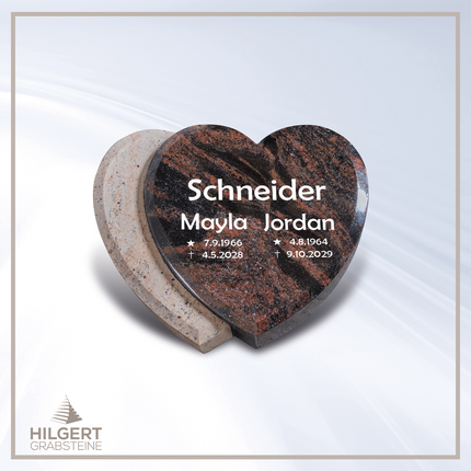 LI-HA-LP22 | Hilgert Grabsteine | Liegestein aus Granit