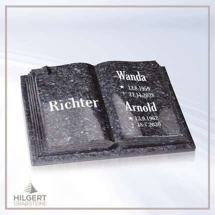 LI-HA-LP37 | Hilgert Grabsteine | Liegestein aus Granit