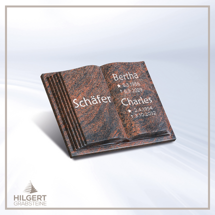 LI-HA-LP40 | Hilgert Grabsteine | Liegestein aus Granit