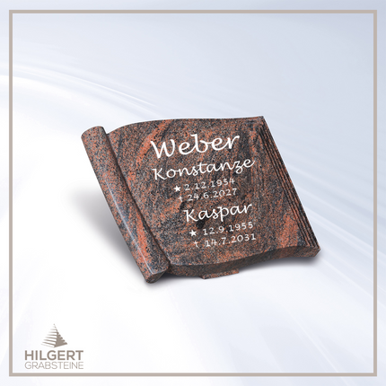 LI-HA-LP41 | Hilgert Grabsteine | Liegestein aus Granit