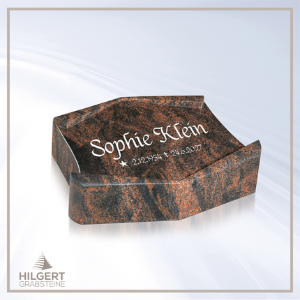 LI-HA-LP82 | Hilgert Grabsteine | Liegestein aus Granit