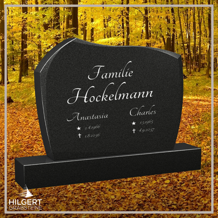 BR-LI-B058 | Hilgert Grabsteine | Stehender Grabstein aus Granit