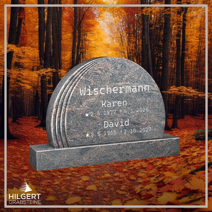 BR-LI-D059| Hilgert Grabsteine | Stehender Grabstein aus Granit