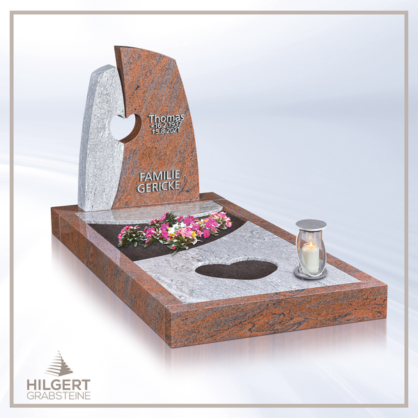 UR-HA-RG02 | Hilgert Grabsteine | Urnengrabstein aus Granit