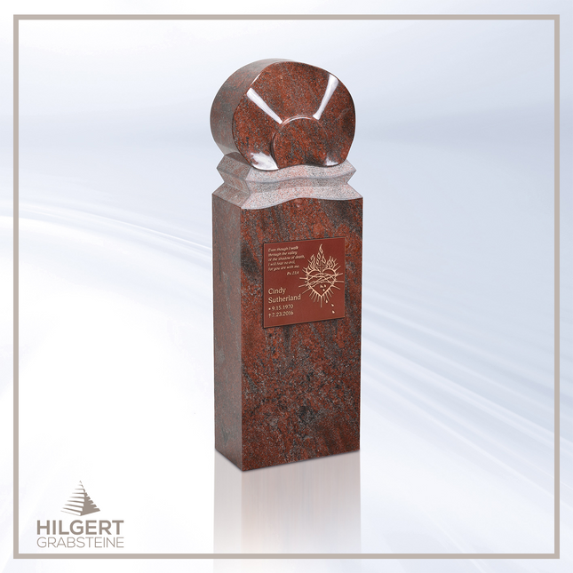 HO-HA-S03 | Hilgert Grabsteine | Stehender Grabstein aus Naturstein