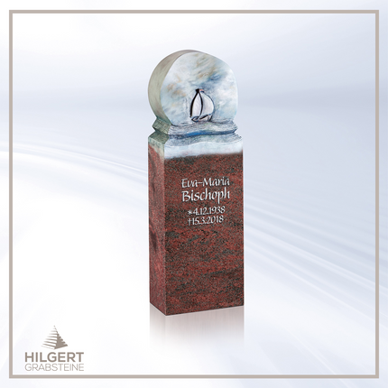 HO-HA-S03 | Hilgert Grabsteine | Stehender Grabstein aus Naturstein