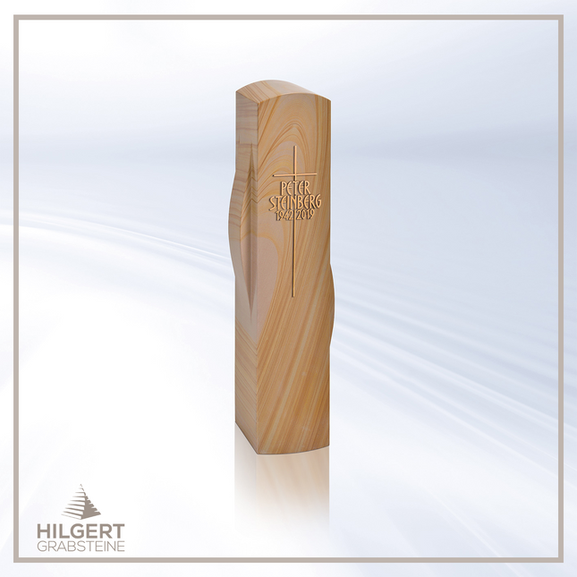 HO-HA-S05 | Hilgert Grabsteine | Stehender Grabstein aus Naturstein