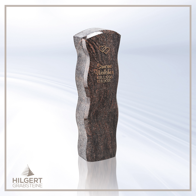 HO-HA-S07 | Hilgert Grabsteine | Stehender Grabstein aus Naturstein