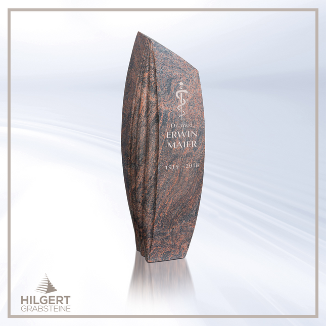 HO-HA-S09 | Hilgert Grabsteine | Stehender Grabstein aus Naturstein