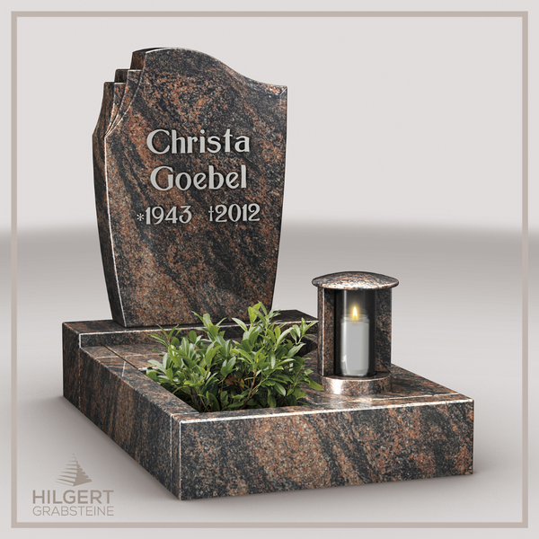 UR-LI-UA002 | Hilgert Grabsteine | Urnengrabstein aus Granit