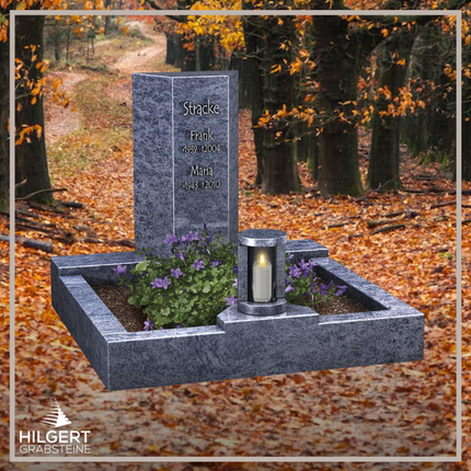 UR-LI-UA011 | Hilgert Grabsteine | Urnengrabstein aus Granit