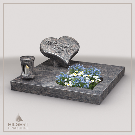 UR-LI-UA015 | Hilgert Grabsteine | Urnengrabstein aus Granit