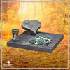UR-LI-UA015 | Hilgert Grabsteine | Urnengrabstein aus Granit