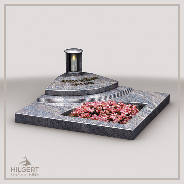 UR-LI-UA016 | Hilgert Grabsteine | Urnengrabstein aus Granit