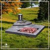 UR-LI-UA016 | Hilgert Grabsteine | Urnengrabstein aus Granit