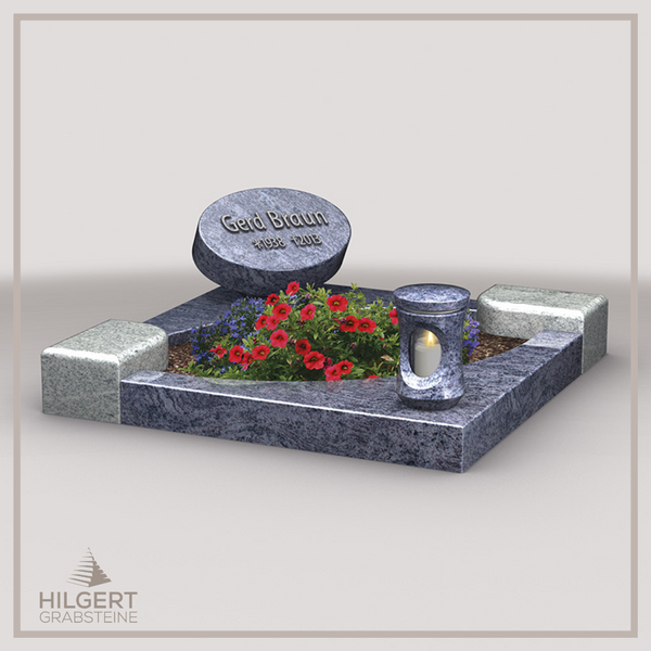 UR-LI-UA017 | Hilgert Grabsteine | Urnengrabstein aus Granit