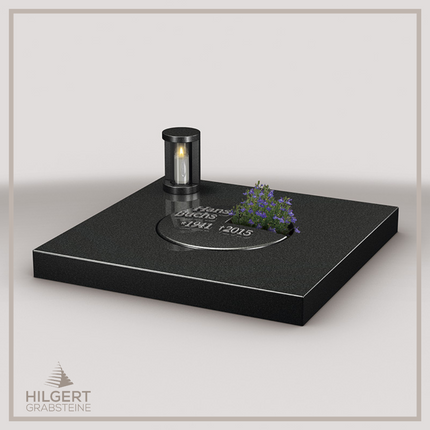 UR-LI-UA019 | Hilgert Grabsteine | Urnengrabstein aus Granit