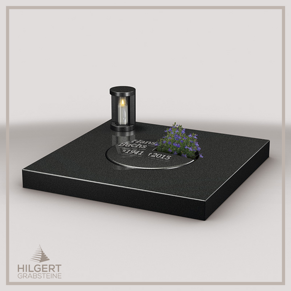 UR-LI-UA019 | Hilgert Grabsteine | Urnengrabstein aus Granit
