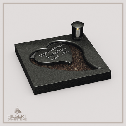 UR-LI-UA025 | Hilgert Grabsteine | Urnengrabstein aus Granit