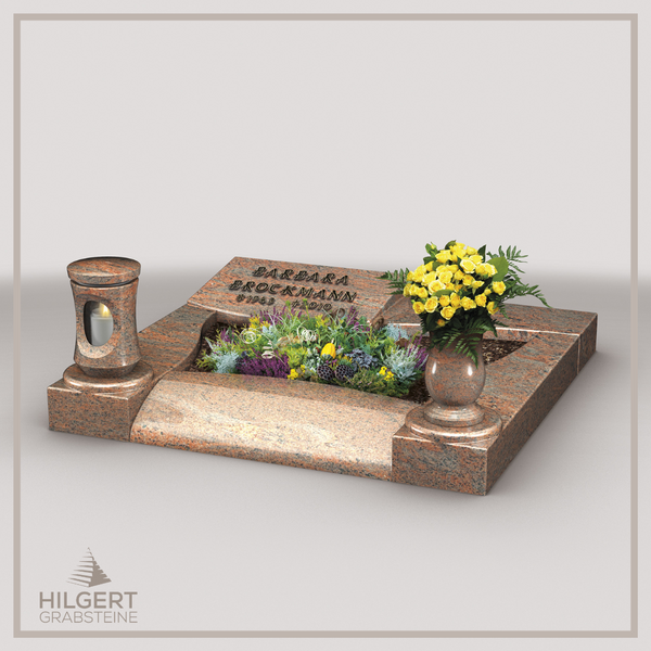 UR-LI-UA034 | Hilgert Grabsteine | Urnengrabstein aus Granit