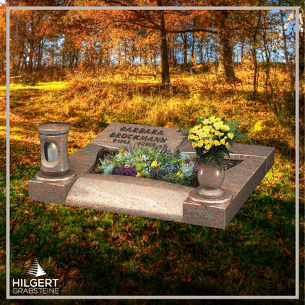 UR-LI-UA034 | Hilgert Grabsteine | Urnengrabstein aus Granit