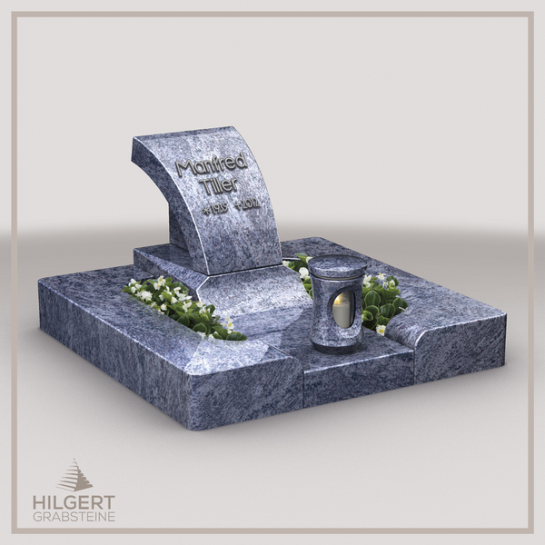 UR-LI-UA040 | Hilgert Grabsteine | Urnengrabstein aus Granit