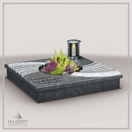 UR-LI-UA043 | Hilgert Grabsteine | Urnengrabstein aus Granit