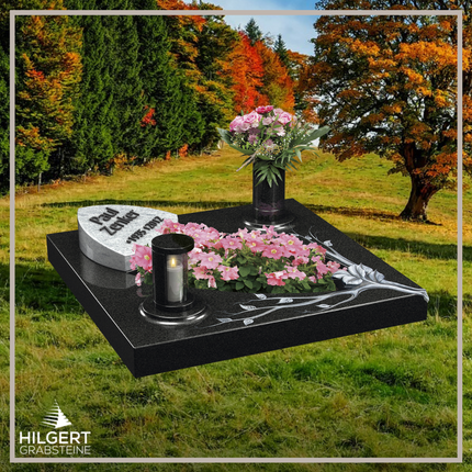 UR-LI-UA046 | Hilgert Grabsteine | Urnengrabstein aus Granit