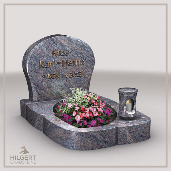 UR-LI-UA055 | Hilgert Grabsteine | Urnengrabstein aus Granit