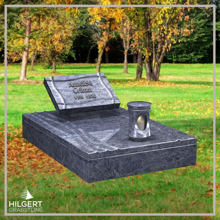 UR-LI-UA059 | Hilgert Grabsteine | Urnengrabstein aus Granit