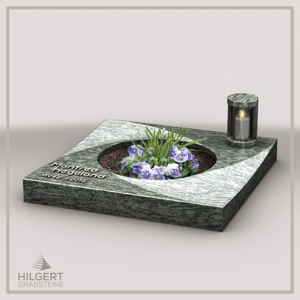 UR-LI-UA087 | Hilgert Grabsteine | Urnengrabstein aus Granit