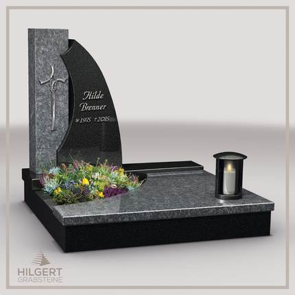 UR-LI-UA092 | Hilgert Grabsteine | Urnengrabstein aus Granit