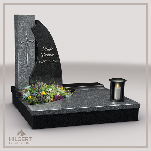 UR-LI-UA092 | Hilgert Grabsteine | Urnengrabstein aus Granit