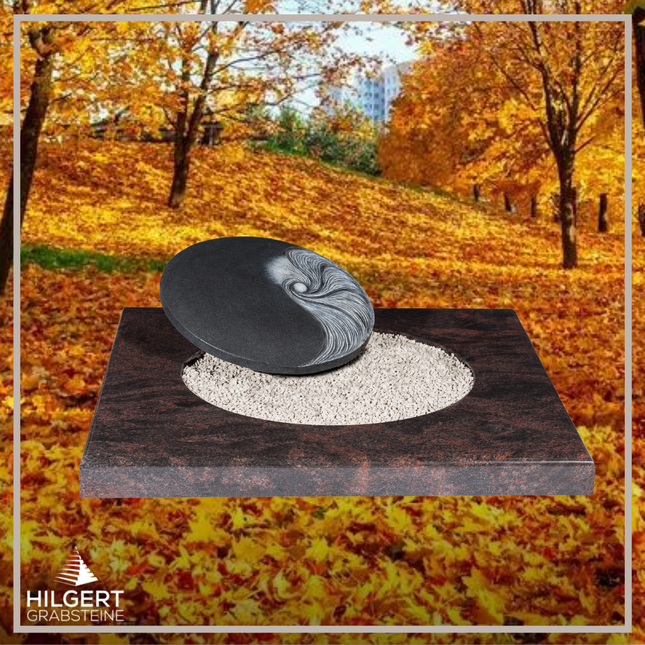 UR-DA-114-14 | Hilgert Grabsteine | Urnengrabstein aus Granit