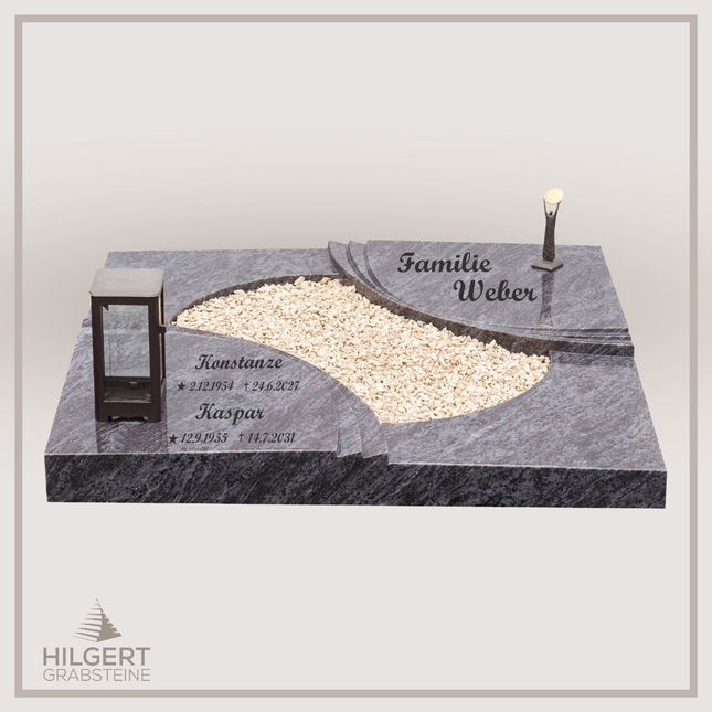 UR-DA-201719 | Hilgert Grabsteine | Urnengrabstein aus Granit