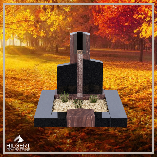 UR-DA-222-19 | Hilgert Grabsteine | Urnengrabstein aus Granit