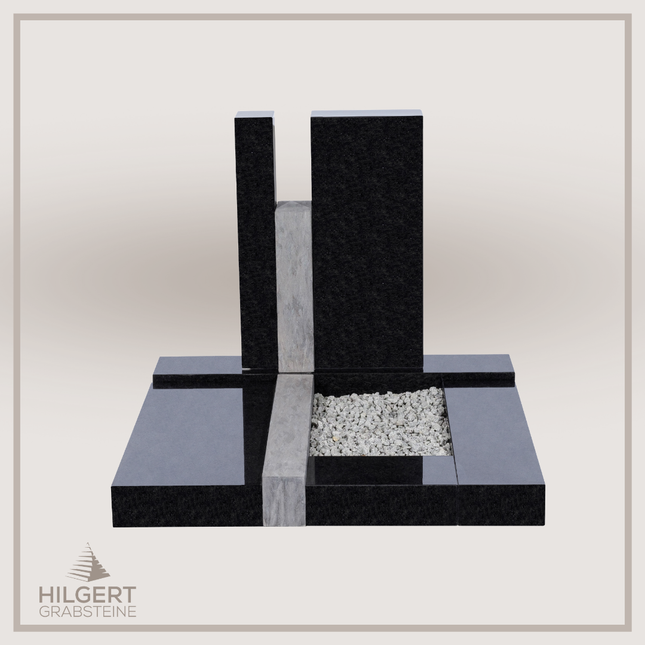 UR-DA-224-19 | Hilgert Grabsteine | Urnengrabstein aus Granit