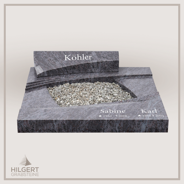 UR-DA-226-19 | Hilgert Grabsteine | Urnengrabstein aus Granit