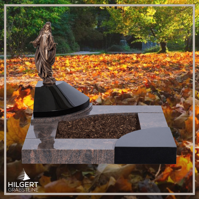 UR-DA-227-19 | Hilgert Grabsteine | Urnengrabstein aus Granit