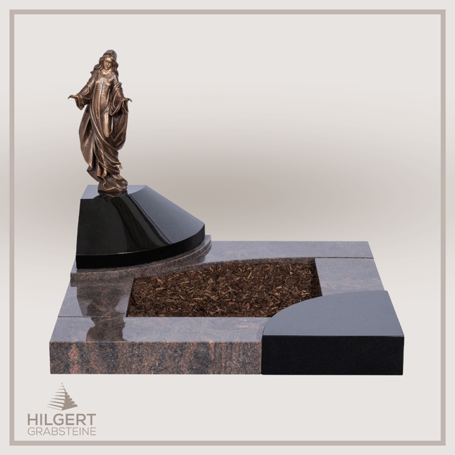 UR-DA-227-19 | Hilgert Grabsteine | Urnengrabstein aus Granit