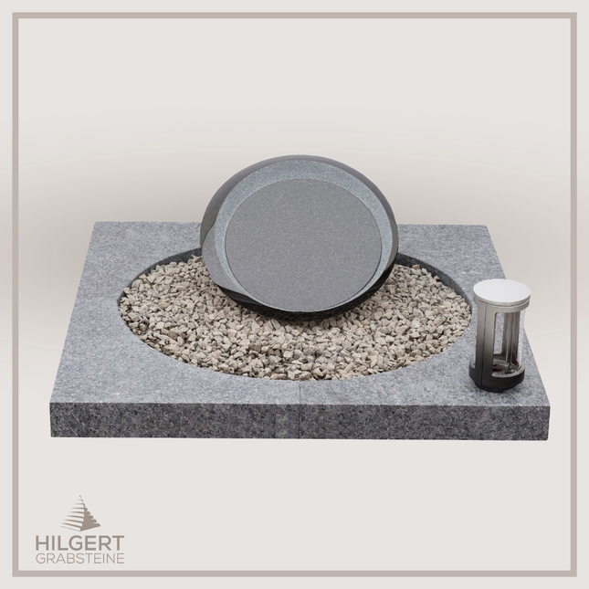 UR-DA-228-19 | Hilgert Grabsteine | Urnengrabstein aus Granit