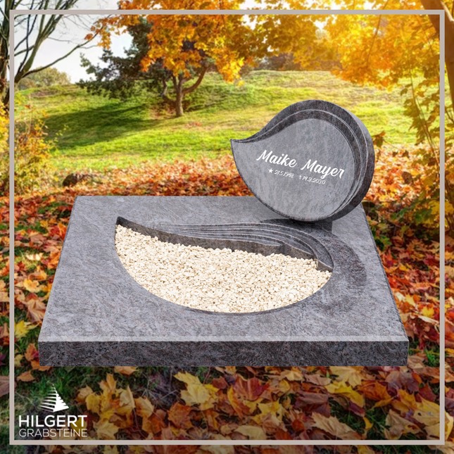 UR-DA-229-19 | Hilgert Grabsteine | Urnengrabstein aus Granit