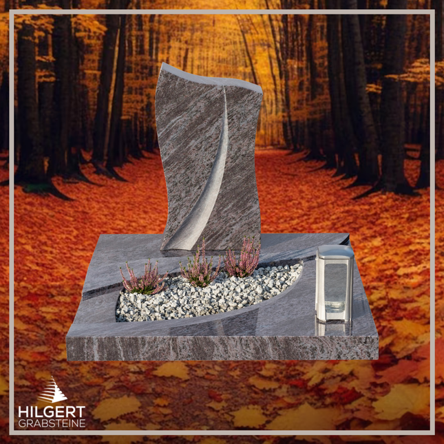 UR-DA-240-19 | Hilgert Grabsteine | Urnengrabstein aus Granit