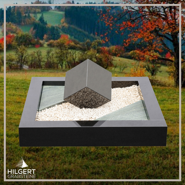 UR-DA-243-19 | Hilgert Grabsteine | Urnengrabstein aus Granit