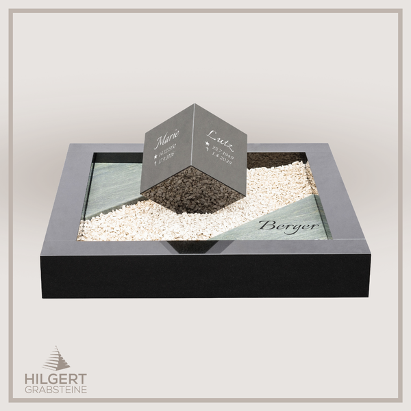 UR-DA-243-19 | Hilgert Grabsteine | Urnengrabstein aus Granit