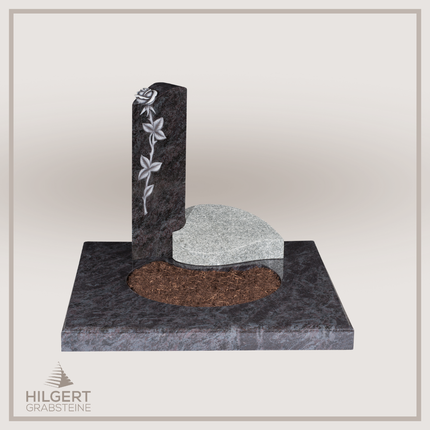 UR-DA-91-13 | Hilgert Grabsteine | Urnengrabstein aus Granit