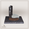 UR-DA-91-13 | Hilgert Grabsteine | Urnengrabstein aus Granit