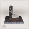 UR-DA-91-13 | Hilgert Grabsteine | Urnengrabstein aus Granit